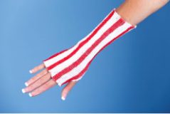 Red/White Tubular Elastic Retainer Net (Surgi-Color Guard™)